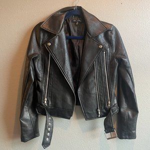 Romeo + Juliet Black Faux Leather Jacket
